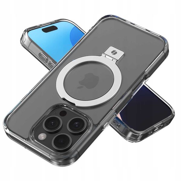 Spacecase Ring Pro Mag Iphone 16 Pro Clear zdjęcie 2