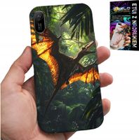 ETUI DO HUAWEI Y6 2019 - DINO DINOZAUR PTERODAKTYL FUTERAŁ PLECKI