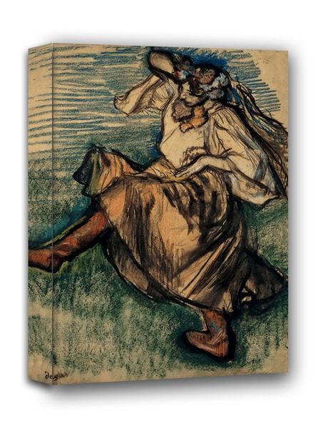 Russian Dancer, Edgar Degas - obraz na płótnie 40x50 cm zdjęcie 1