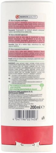 ALTERRA ODŻYWKA DO WŁOSÓW NAWILŻAJĄCA BIO OWOC GRANATU 200 ML na Arena.pl