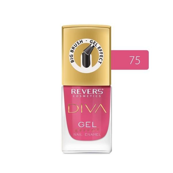 r nail polish diva gel effect 075 tips zdjęcie 1