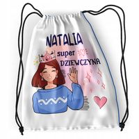 Plecak Sportowy Szkolny Dla Natali Córki Dziecka Z Nadrukiem Ze Zdjęciem
