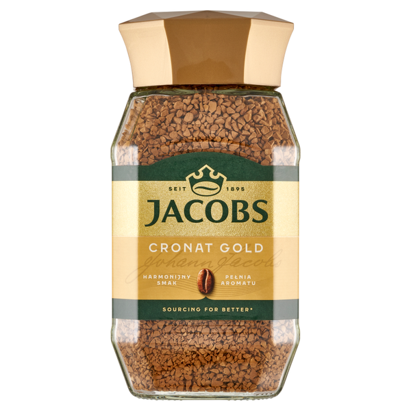 Jacobs Cronat Gold Kawa rozpuszczalna 200 g zdjęcie 2