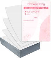 Ulotki A5 1000 szt firmowe reklamowe SALON KOSMETYCZNY+ PROJEKT GRATIS