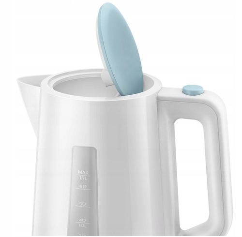 BIAŁY CZAJNIK 1.7L ELEKTRYCZNY BEZPRZEWODWY DUŻY HD 9318/70 2200W na Arena.pl