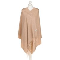 PETERSON szalik duży ciepły elegancki miły w dotyku 180x65 S001 c.beżowy