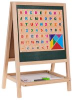 Dwustronna Drewniana Tablica + Akcesoria