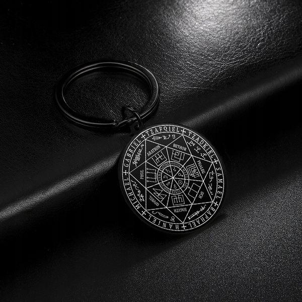 BRELOK 7 ARCHANIOŁÓW ANIOŁ GABRIEL MICHAŁ PIECZĘĆ SALOMONA AMULET SZCZĘŚCIA zdjęcie 2