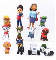 PSI PATROL PIESKI ZESTAW 10 FIGUREK I 2 POJAZDY + SASZETKA PSI PATROL