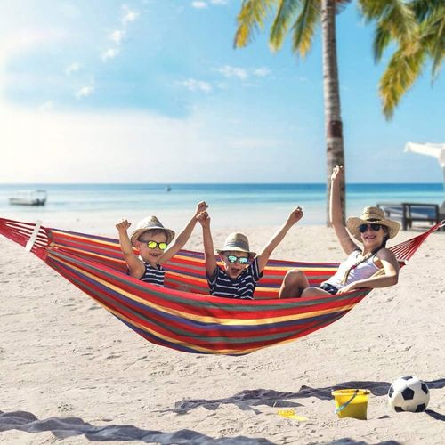 HAMAK OGRODOWY XXXL 290x160CM Z DRĄŻKIEM + TORBA na Arena.pl