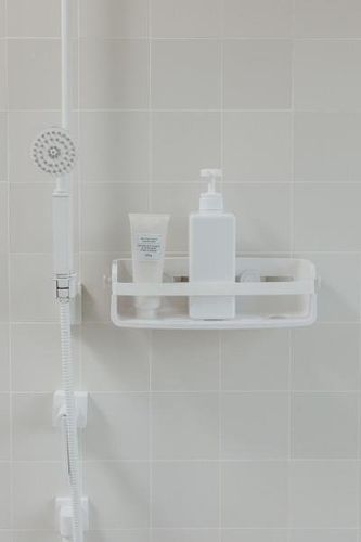 Półka pod prysznic FLEX biała GEL-LOCK na Arena.pl