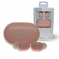 SŁUCHAWKI BLUETOOTH SOMOSTEL EARBUDS RÓŻOWY J13 TWS
