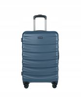 Walizka Średnia Podróżna Na Kółkach Poliwęglan PUCCINI Granatowa PC032B-7a