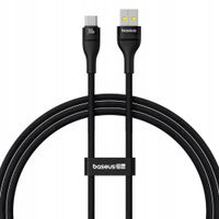 Kabel Baseus Flash 2 USB-A / USB-C 100W 1 m - czarny