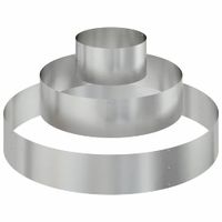 Doniczka ogrodowa Srebrny 120 x 120 x 20 cm Stal galwanizowana