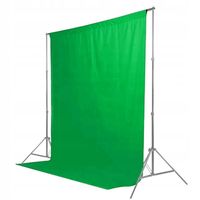 Zielone tło 3x3m bawełniane materiałowe MITOYA greenscreen