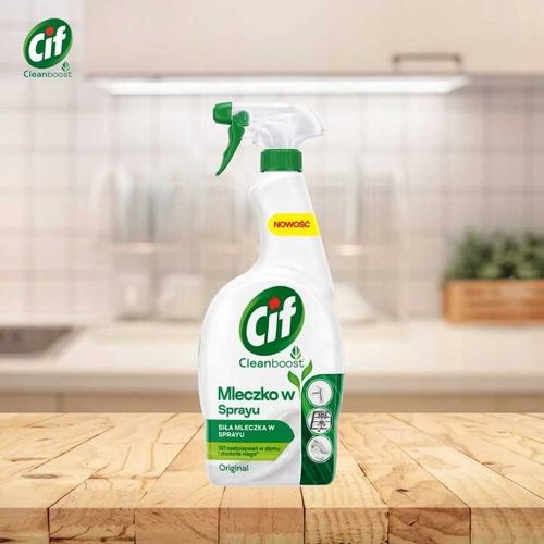cif cleanboost mleczko w sprayu do czyszczenia 750ml na Arena.pl