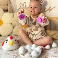 DLA DZIECI  EDUKACYJNA KURKA  NAUKA KSZTAŁTÓW