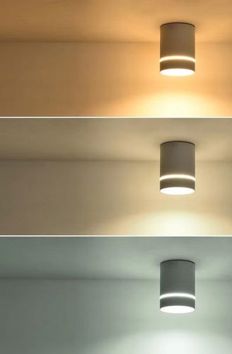 Oprawa Natynkowa Halogenowa Tuba GU10 LED sufitowa spot biała na Arena.pl