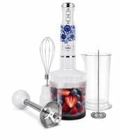 Blender ręczny Hoffen AK-0147 700 W biały w kwiaty kwiatki