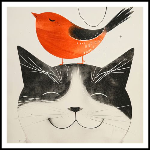 Plakat 80x80cm Pyzaty Przyjaciel na Arena.pl