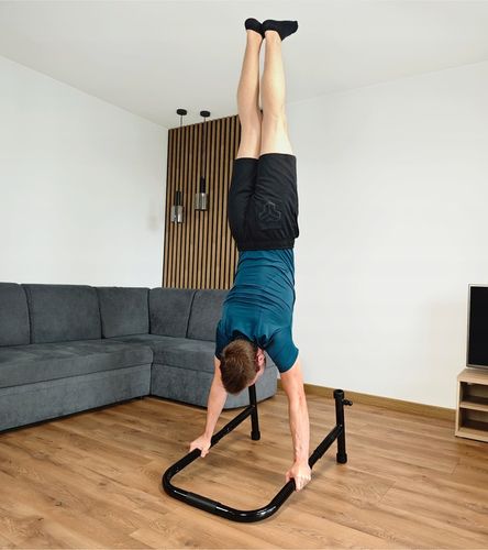 Poręcze do dipów ćwiczeń pompek, dipy treningowe WYSOKIE 90cm STABILNE na Arena.pl