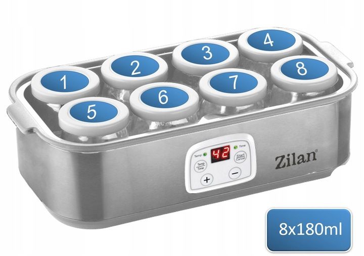 JOGURTOWNICA, TIMER, AUTOMAT, 1440ML /8x180ML/ zdjęcie 4