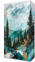 Obraz 20x40cm Przeplatane Krajobrazy