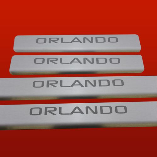 Listwa progowa CHEVROLET ORLANDO Stal nierdzewna 304 mat 4szt na Arena.pl