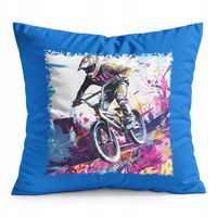 PODUSZKA NIEBIESKA PREZENT - ROWER BMX MTB SPORT