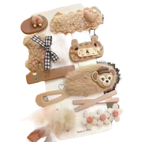 Komplet spinek, wsuwek do włosów Dziewczęcy Beż typ XVIII