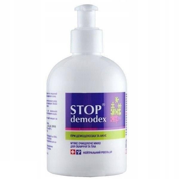 STOP DEMODEX MYDŁO DO TWARZY I CIAŁA NUŻYCA DEMODEKOZA TRĄDZIK 270 ml zdjęcie 5