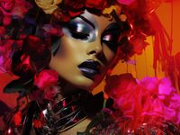 Plakat 20x15cm Kwiecista Diva