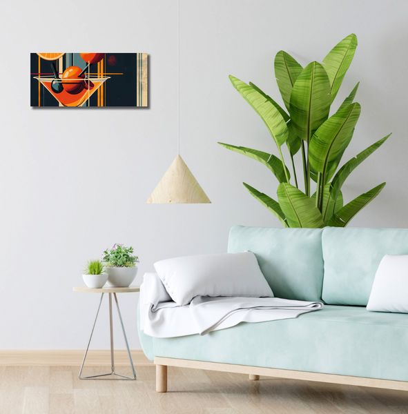 Obraz 50x20cm Koktajl w Stylu zdjęcie 2