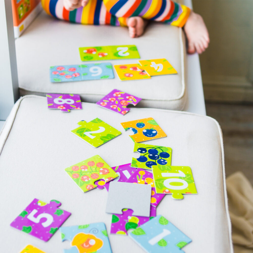 Puzzle Dodo Toys Dodo 24 Elementów Puzzle 12X2 Cyferki - Jagódki 116 na Arena.pl