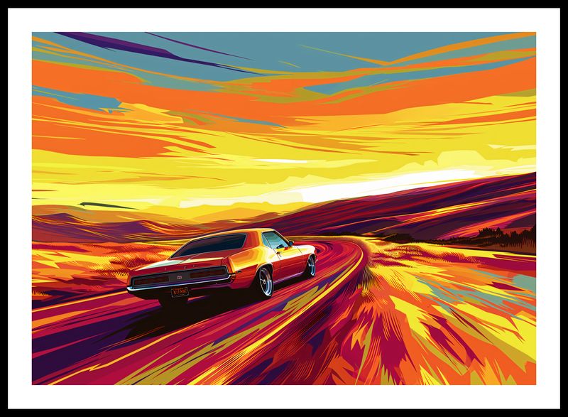 Plakat 66,5x46,5cm Pędź Przed Siebie zdjęcie 3