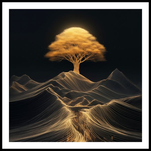 Plakat 60x60cm Drzewo Energii zdjęcie 3