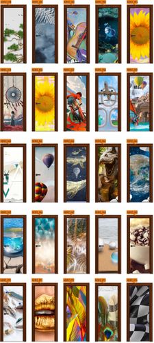 Naklejka samoprzylepna Okleina na Drzwi Szafę 3D na Arena.pl