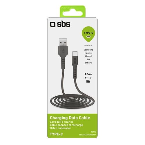 kabel przewód usb-a - usb-c 1.5m - czarny na Arena.pl