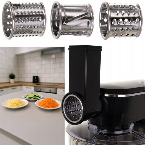 Robot Planetarny Kuchenny z Podgrzewaną Misą 6,2l Wielofunkcyjny Blender na Arena.pl