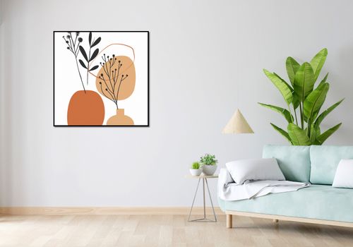 Plakat 90x90cm Botaniczny Pastel na Arena.pl