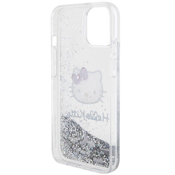 Etui Hello Kitty do iPhone 15, iPhone 14, iPhone 13, Srebrny zdjęcie 5