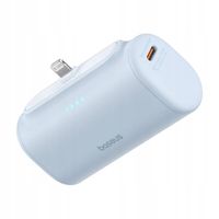 2 x Baseus Szybki Powerbank 5000mAh 20W Power Bank Lightning USB-C+ Kabel U