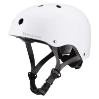 kask rowerowy bmx/hulajnoga wozinsky lekki 48-52 cm - biały