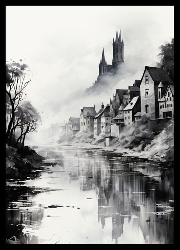 Plakat 29,7x42cm Mglisty Refleks na Arena.pl