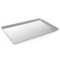 taca cukiernicza ekspozycyjna do ciasta 30x20cm - srebrna