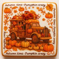 CIASTKO LUKROWANE PUMPKIN EXPERIENCES ROZ.XL POZIOM JESIEŃ RĘCZNIE ROBIONE