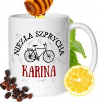 Kubek Dla Kariny Koleżanki Przyjaciółki Prezent Z Nadrukiem Biały 330Ml