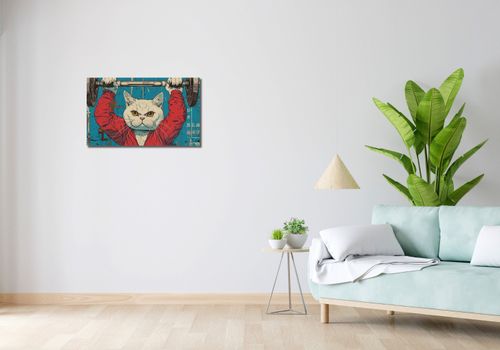 Obraz 70x40cm Mistrz Ciężarów na Arena.pl