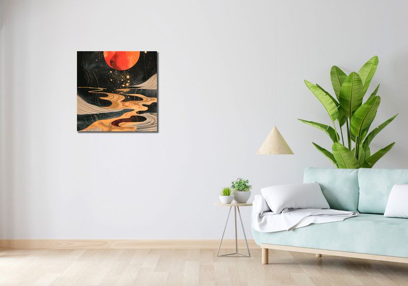 Obraz 60x60cm Planetarny Taniec zdjęcie 2